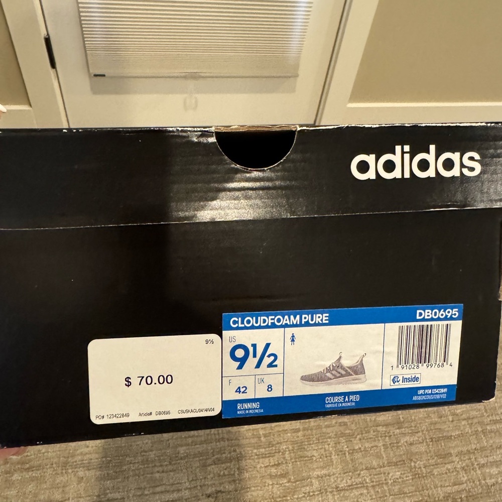 Adidas Woman’s Cloudfoam Pure Shoes - Gray